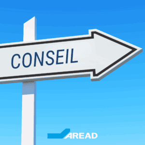 une flèche écrit conseil dessus pour faire référence à l'article sur le rôle du conseil dans le financement des entreprises