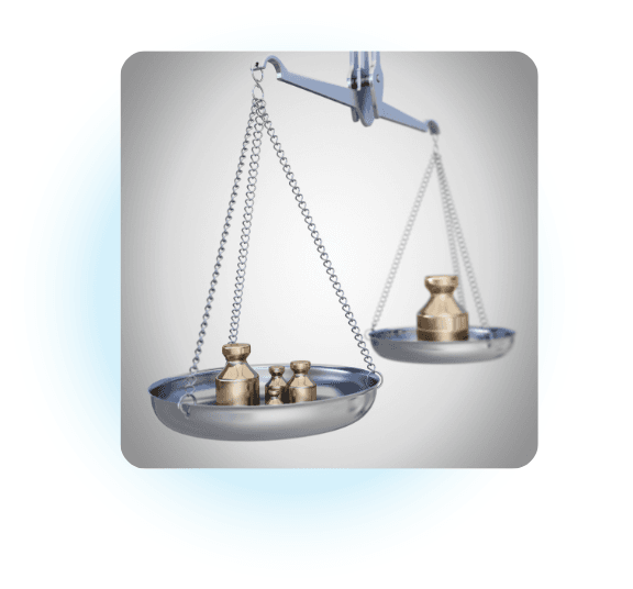 Balance illustrant le financement hybride entreprise comme un effet de levier entre aides publiques et financements privés