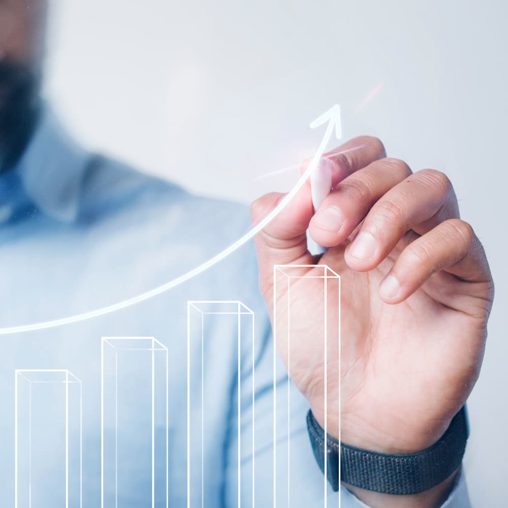 Illustration de la croissance d’une Jeune Entreprise Innovante grâce aux avantages du rescrit JEI Illustration des statuts JEI, JEU et JEC permettant de sécuriser les avantages fiscaux des entreprises innovantes