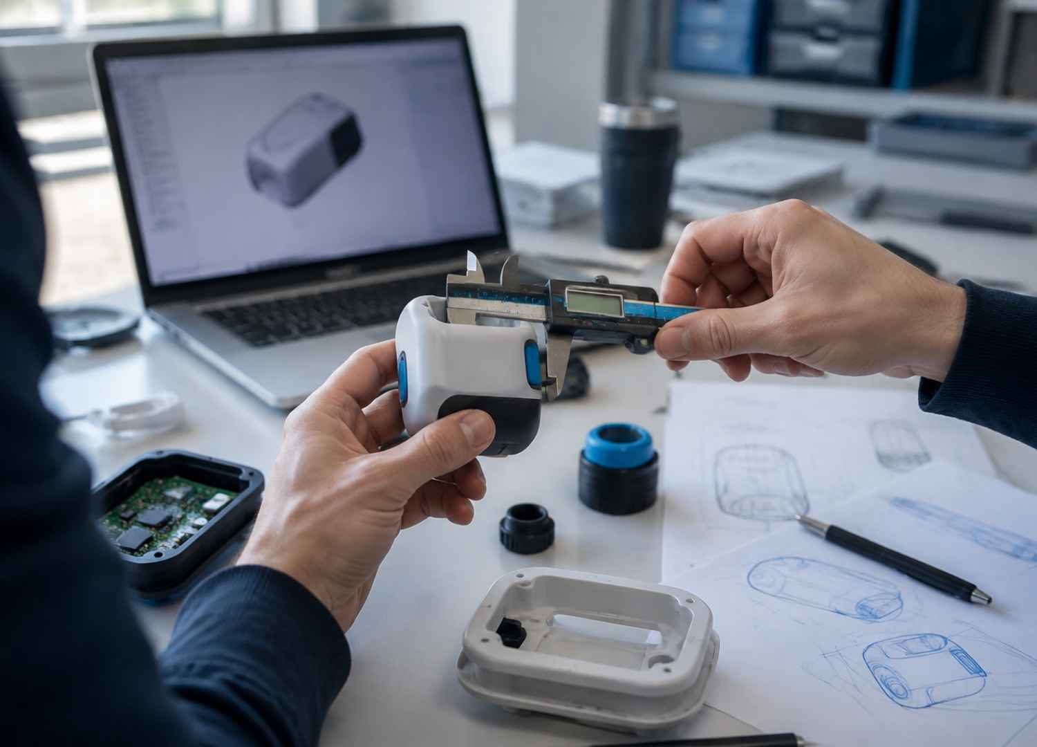 Infographie des 4 critères du Crédit d’Impôt Innovation : fonctionnalité, performance, éco-conception et ergonomie